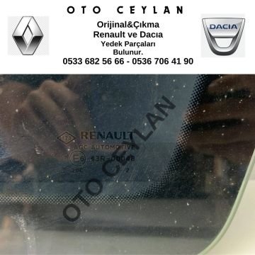 833064642R Duster 2022 Kelebek Camı Çıkma Orijinal
