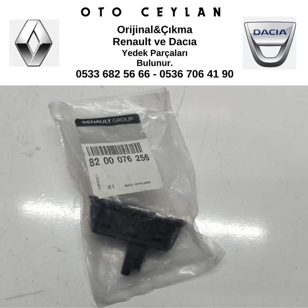 8200076256 CLIO 4 FLUENCE MEGANE 3 BAGAJ AÇMA BUTONU SIFIR ORİJİNAL