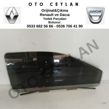 Twingo Ön Kapı Camı Sağ Orijinal Çıkma