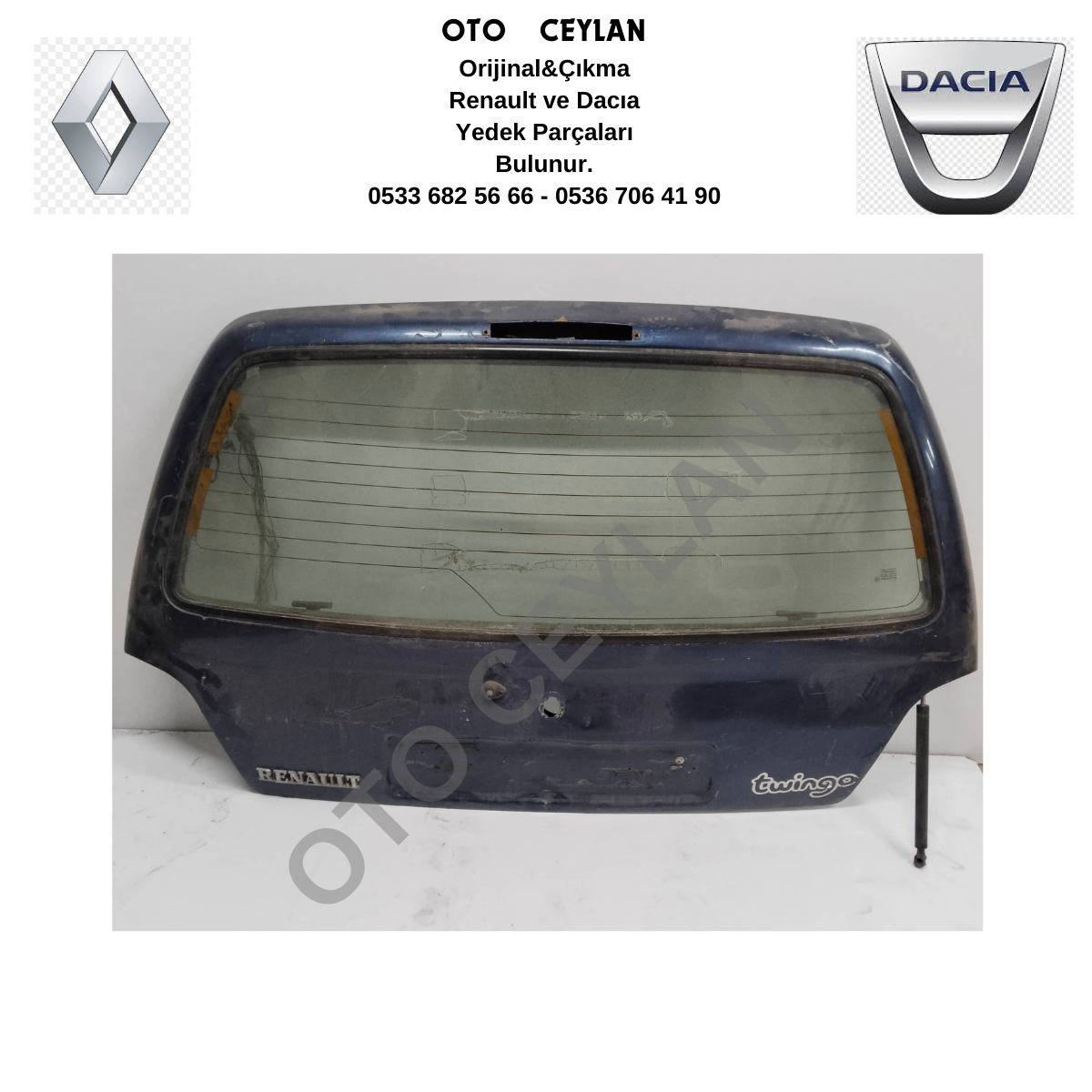Twingo Bagaj Kapağı Çıkma Orjinal
