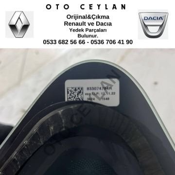 833074784R Duster 2022 Kelebek Camı Çıkma Orijinal