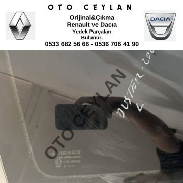 833074784R Duster 2022 Kelebek Camı Çıkma Orijinal