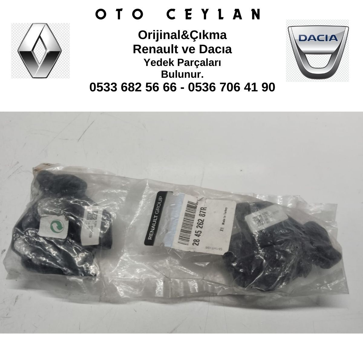 284526287R CLIO 5 PARK SENSÖR YUVASI SIFIR ORİJİNAL