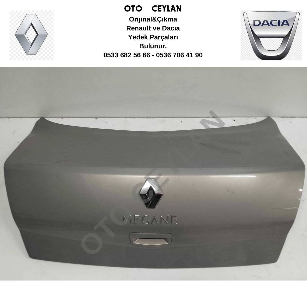Megan 2 Bagaj Kapağı Çıkma Orjinal