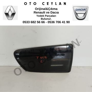 Twingo Sol Arka Kelebek Camı Orijinal Çıkma