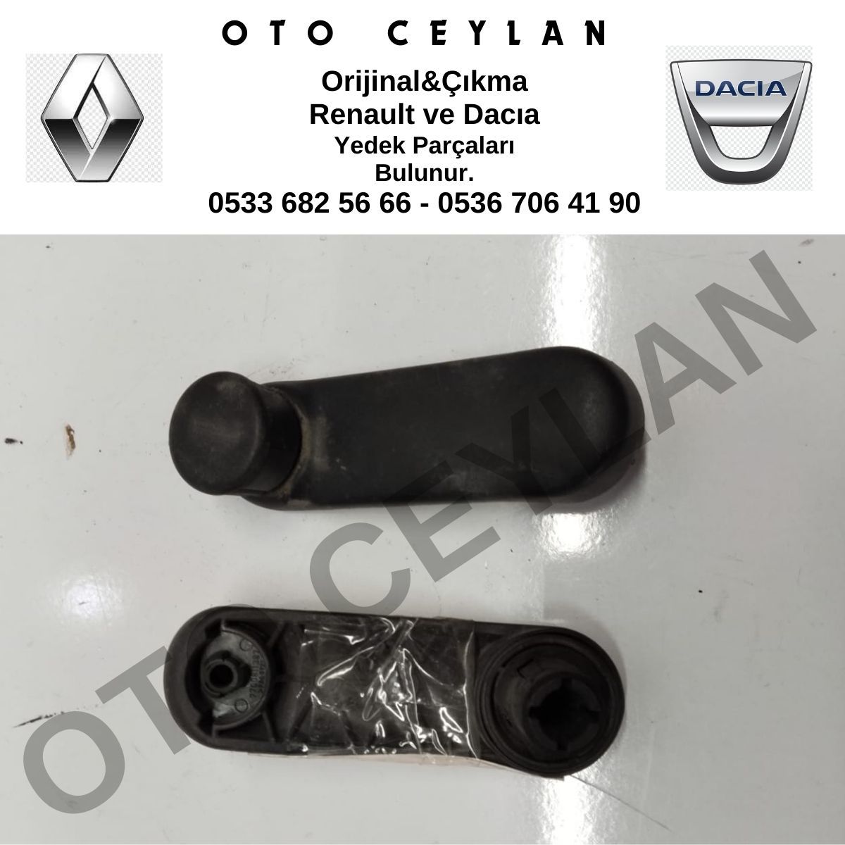 7700811387 Megane 2 Cam Açma Kolu Orijinal Çıkma