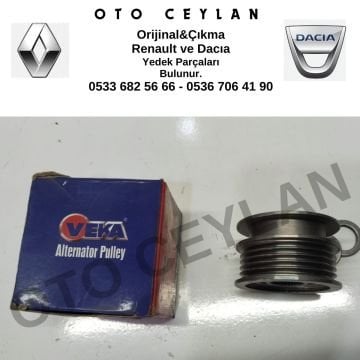 7701476465 Kango Alternatör Kasnağı 1.5 Dci Sıfır Veka Marka