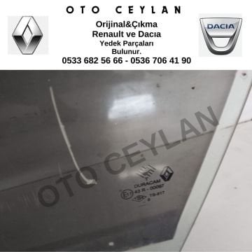 R.19 Sol Ön Kapı Camı Orijinal Çıkma