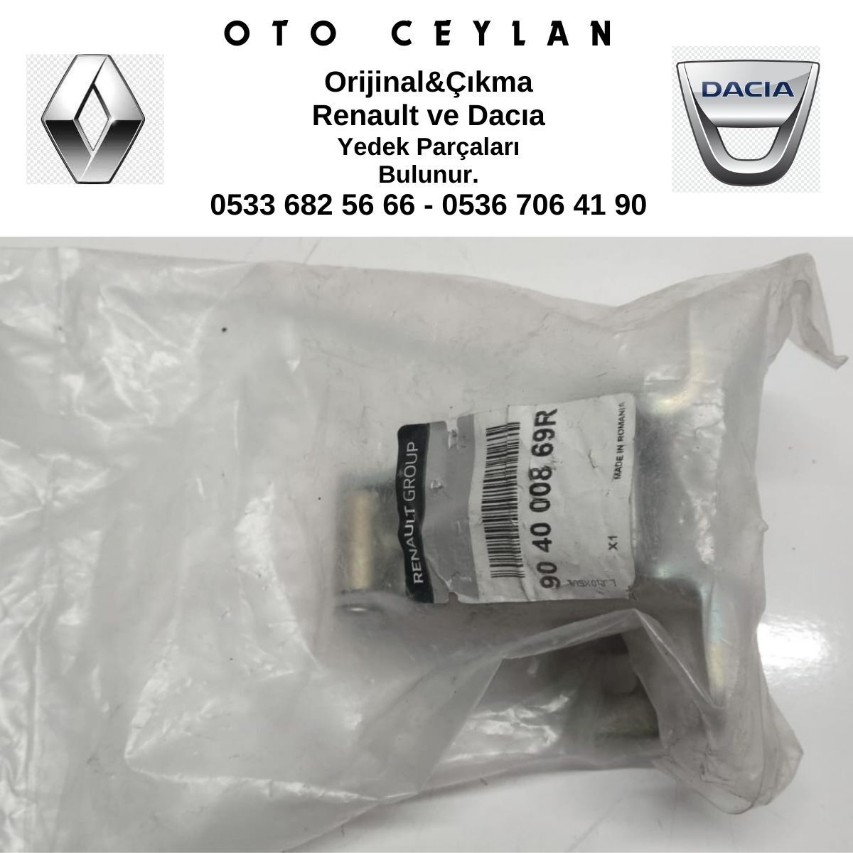 904000869R DOKKER BAGAJ KAPAK MENTEŞESİ SIFIR ORİJİNAL