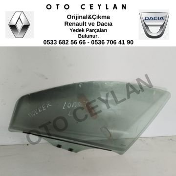 Lodgy Dokker Sol Ön Kapı Camı Orijinal Çıkma