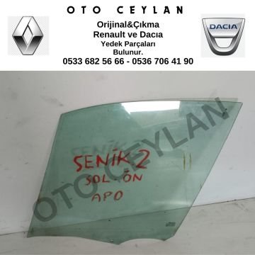 Scenic Sol Arka Kapı Camı Orijinal Çıkma