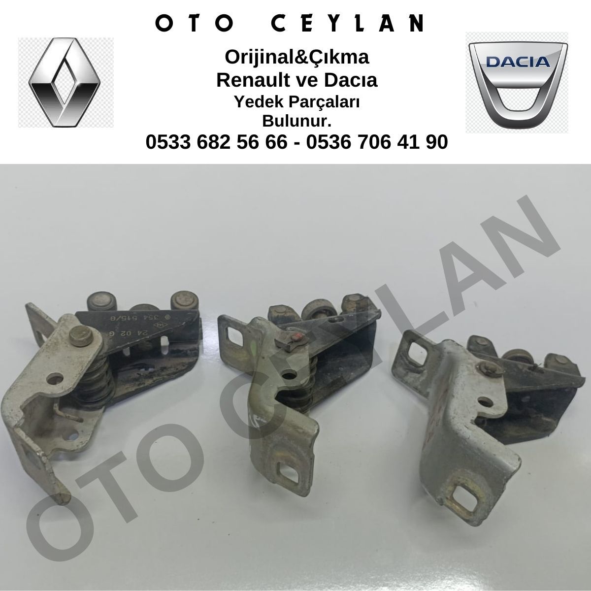 7700354515 Kangoo Sol Orta Kapı Orta Mekanizma