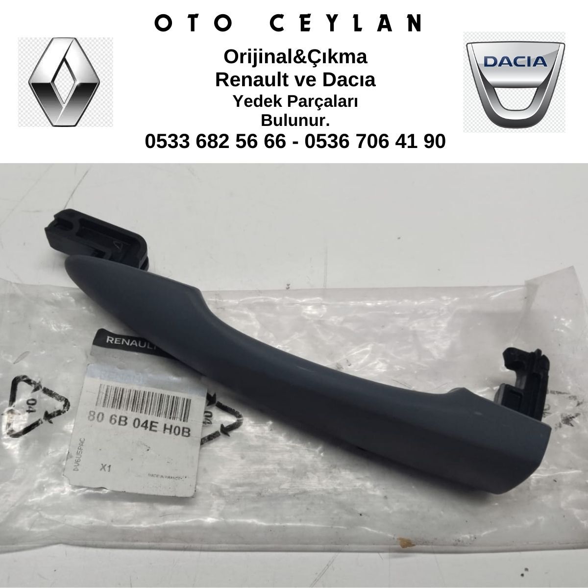 806B04EH0B KADJAR ARKA KAPI KOLU SIFIR ORİJİNAL