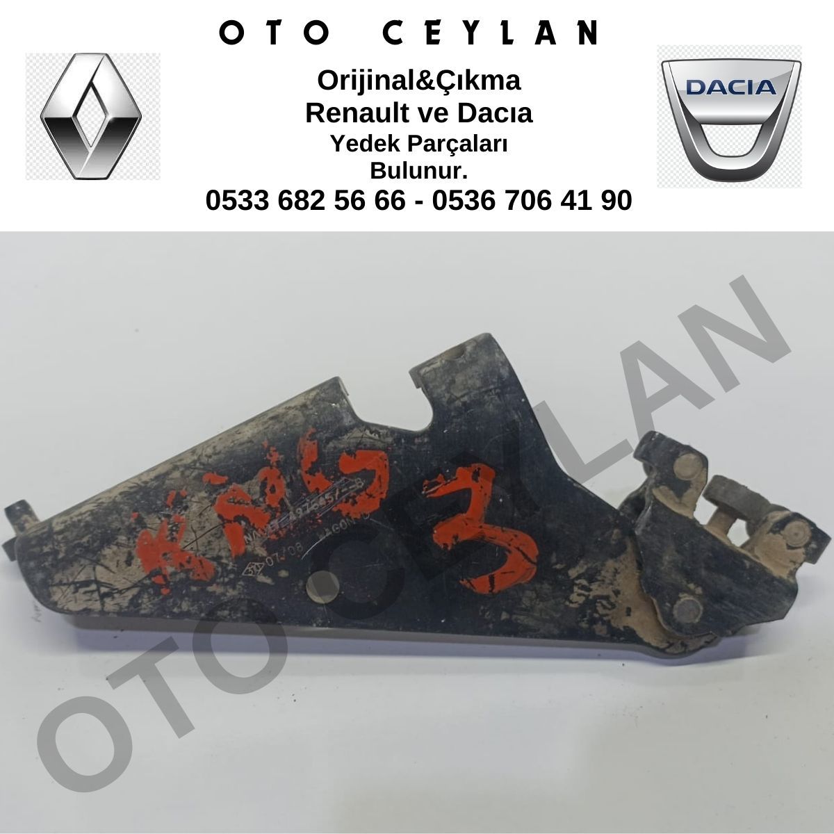 8200497645 Kangoo 3 Sürgülü Kapı Sağ Alt Mekanizma Komple