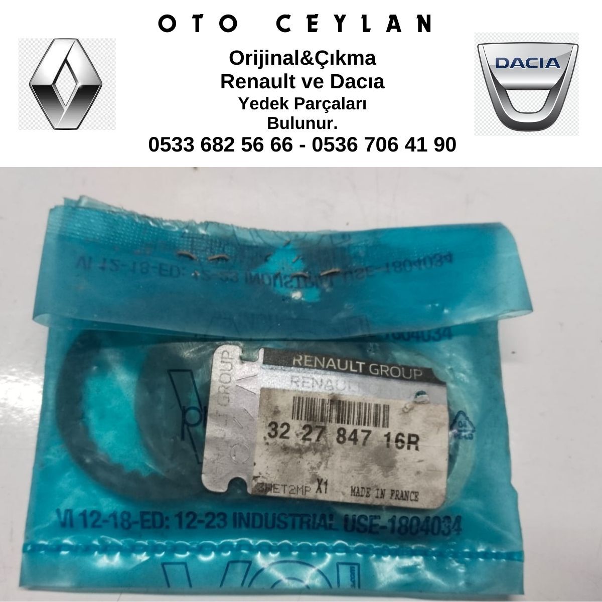 322784716R MEGANE 3 DİŞLİ AYAR PULU TAKIM SIFIR ORİJİNAL