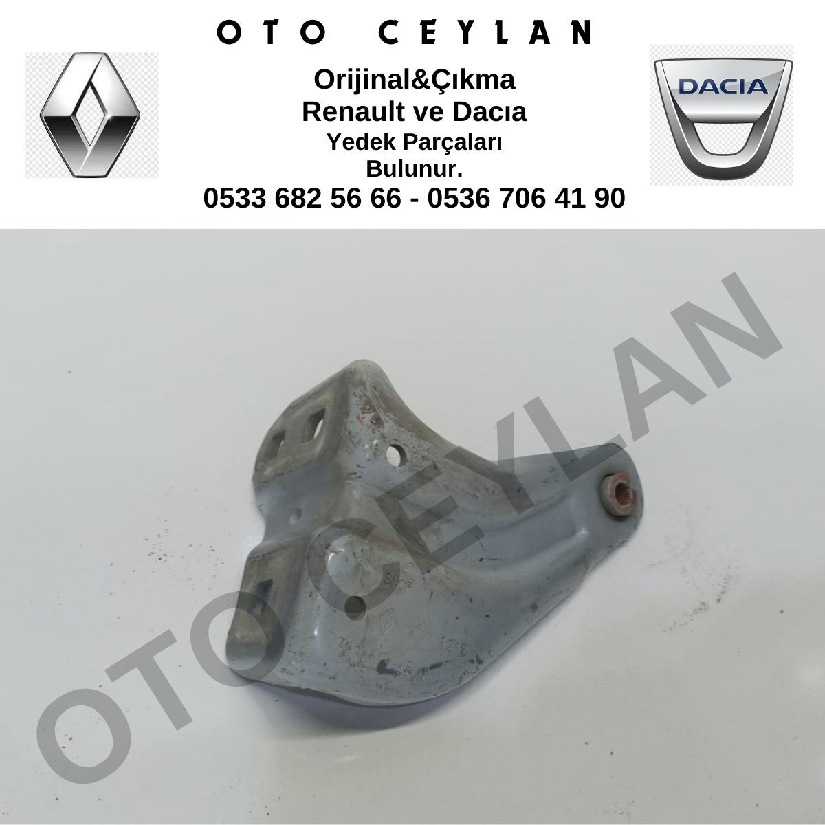 745967497R Dokker Sağ Arka Kapı Ray Suportu