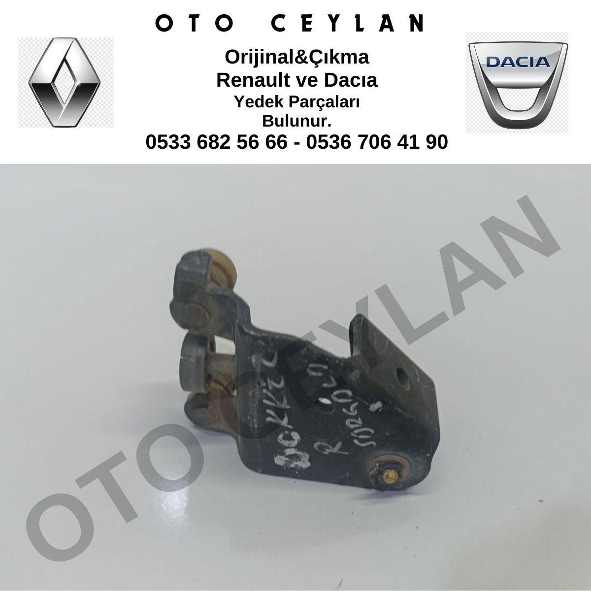 8200497637 Kangoo 3 Sağ Sürgülü Kapı Orta Makarası