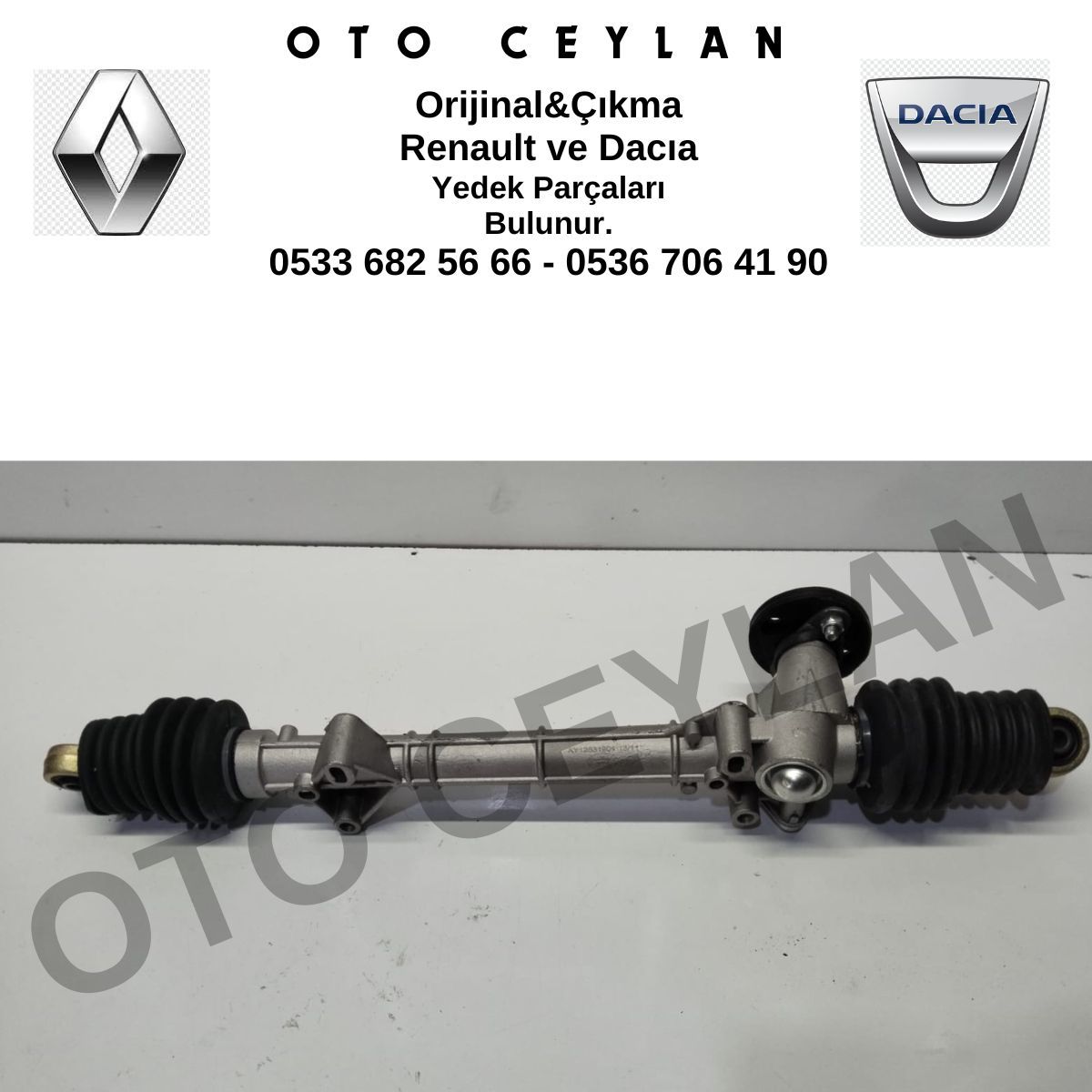 7700556737 7700725242 Renault 12 YM Direksiyon Kutusu Sıfır Mototech Yan Sanayi
