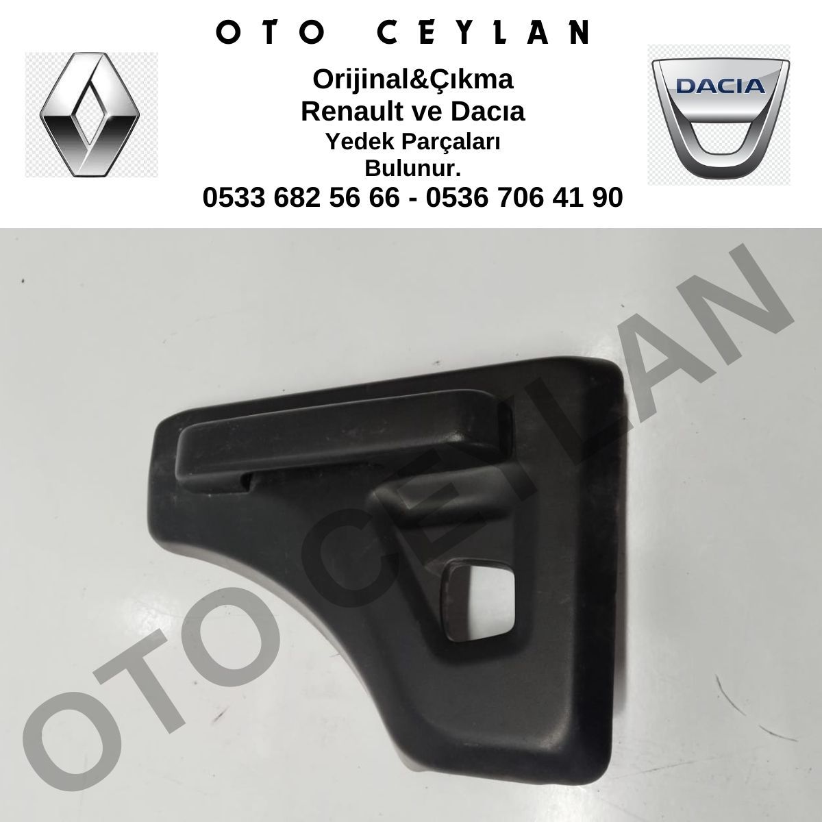 826738185R Dacia Dokker Sol Arka Kapı İç Açma Kolu Orijinal Çıkma