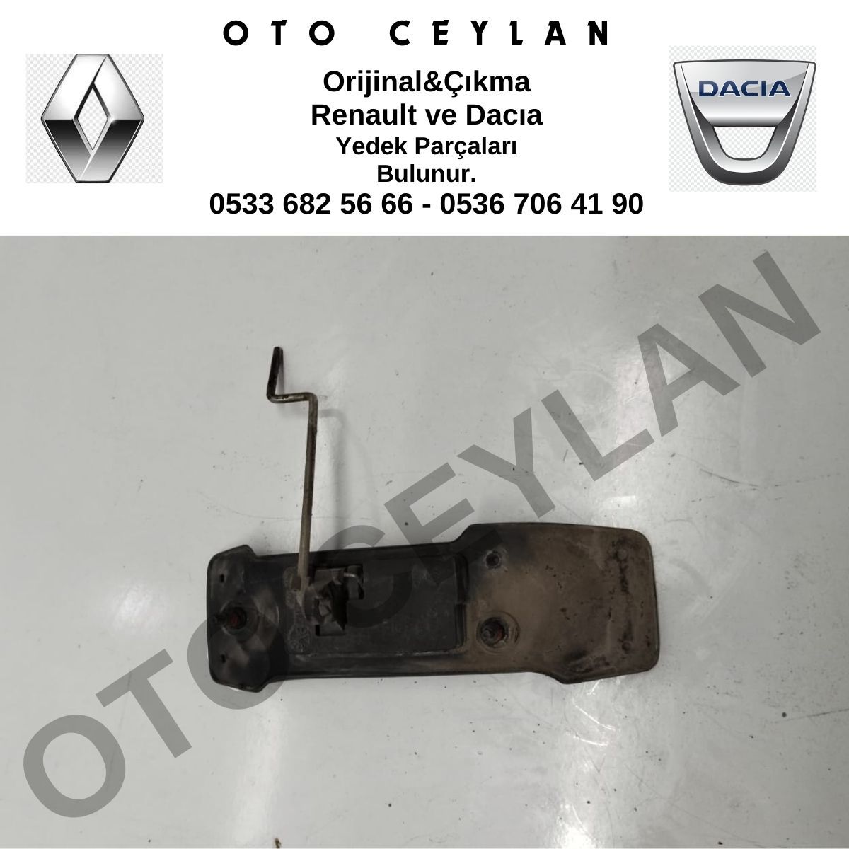 806077197R Dacia Dokker Sol Dış Kapı Kolu Orijinal Çıkma