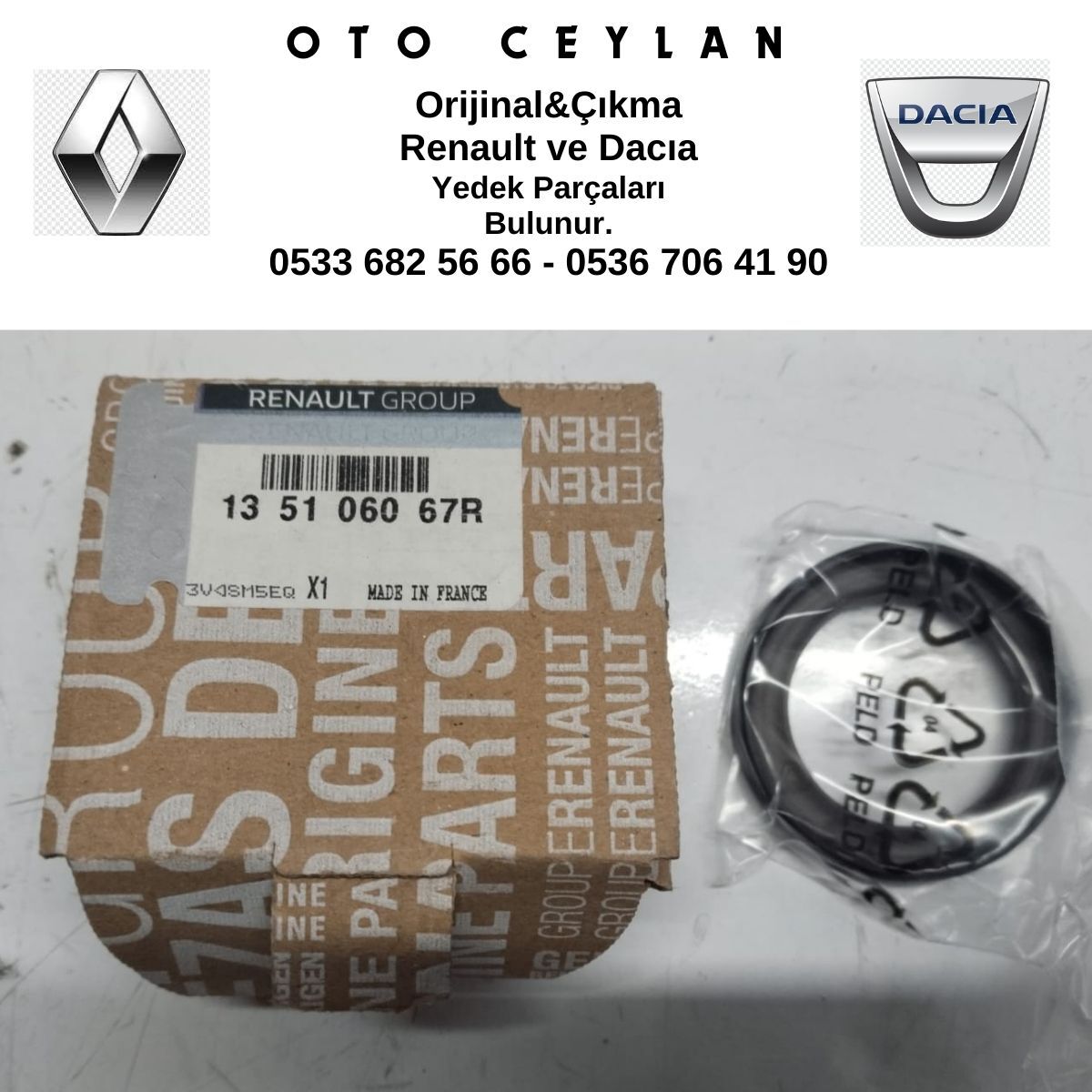 135104172R MEGANE 4 TALISMAN KADJAR KRANK ÖN KEÇE 1.3 SIFIR ORİJİNAL