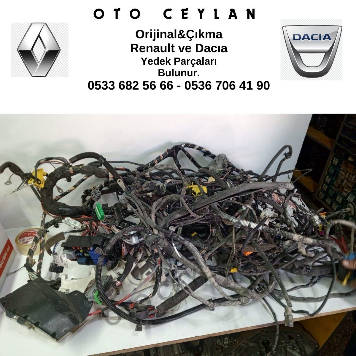 240184470S Megane 3 Göğüslük Tesisatı Orijinal Çıkma