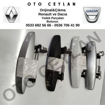 806079580R Dacia Lodgy Sol Ön Ve Arka Dış Kapı Kolu Orijinal Çıkma