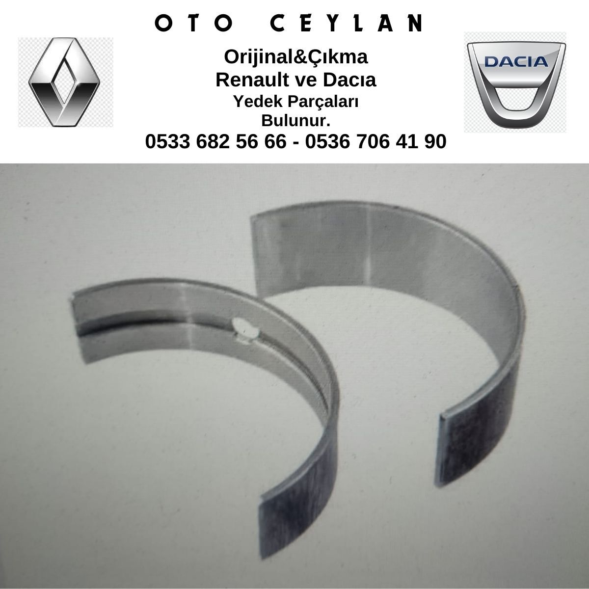 122076950R CLIO 4 SANDERO 2 ANA YATAK İKİLİ SIFIR ORİJİNAL