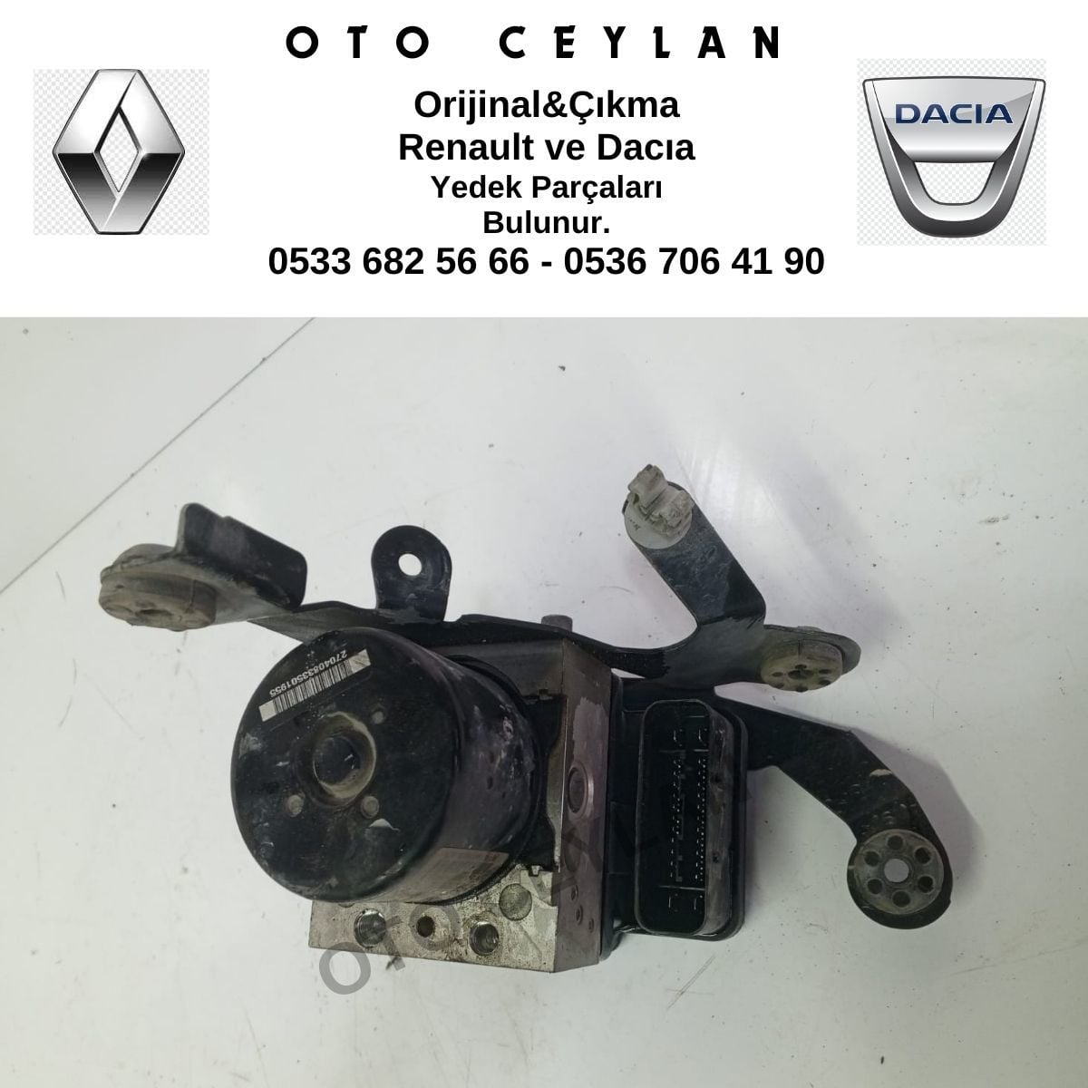 476608933R Fluence Abs Beyni Orijinal Çıkma