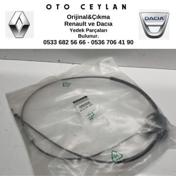 656209142R,656206926R CLIO 5 MOTOR KAPUT AÇMA TELİ HALATI SIFIR ORİJİNAL