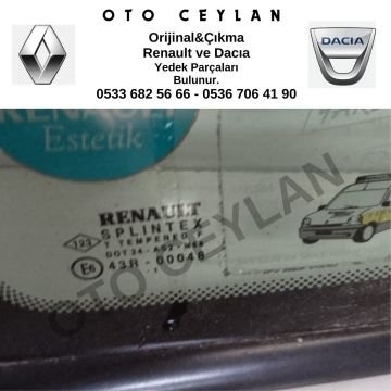 Scenic Sol Arka Kelebek Camı Orijinal Çıkma