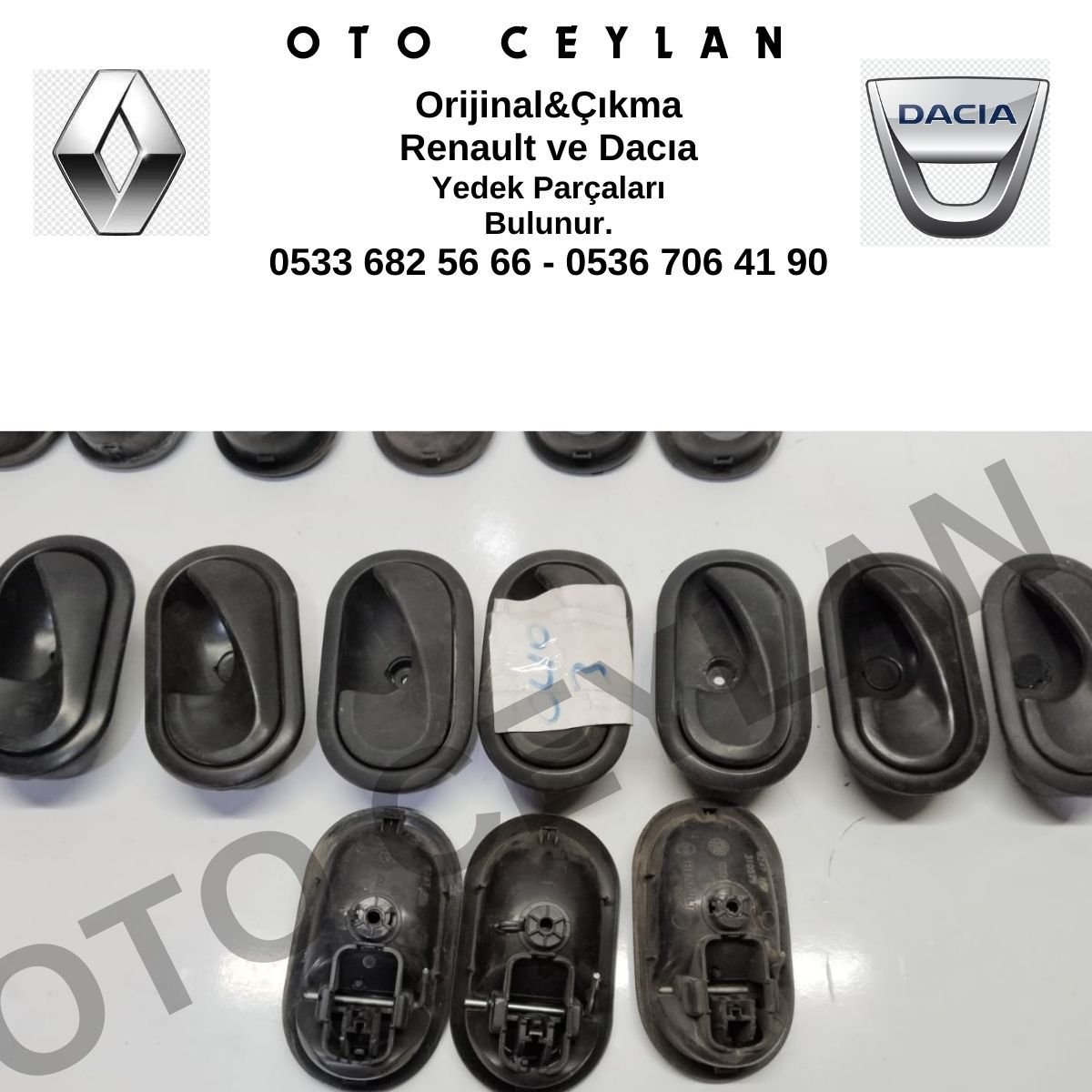 8200028487 Clio 3 Kangoo 3 Kapı Açma Kolu Sol İç Orijinal Çıkma