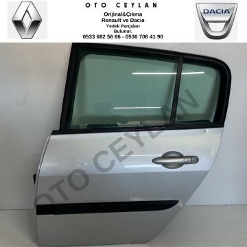 Megane 2 Hatchback Dolu Ve Hatasız Orjinal Sol Arka Kapı