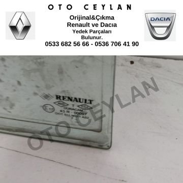 Clio Arka Kelebek Camı Orijinal Çıkma