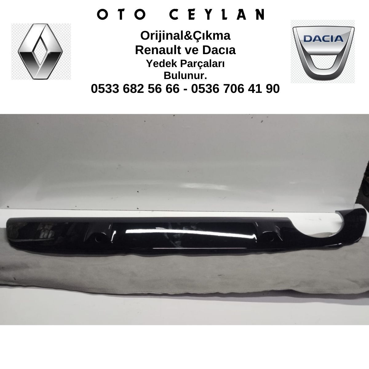 850189493R MEGANE 4 ARKA TAMPON ALT PARÇA SIFIR ORİJİNAL