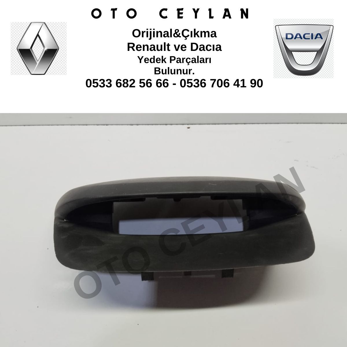 682705541R 682706261R Fluence Radyo Göstergesi Siperliği Orijinal Çıkma