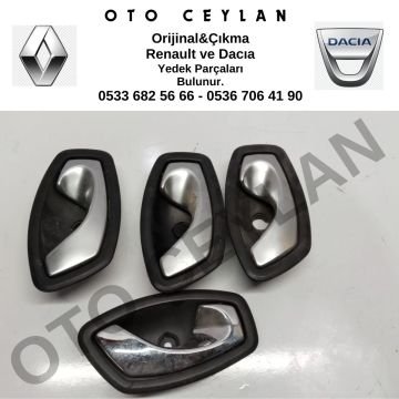 826720001R Megane 3 Krom İç Kapı Açma Kolu Sağ Orijinal Çıkma