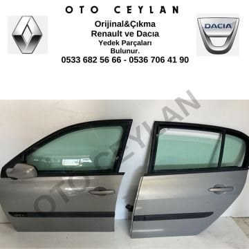 Megane 2 Sedan Dolu Ve Hatasız Orjinal Sol Arka Kapı