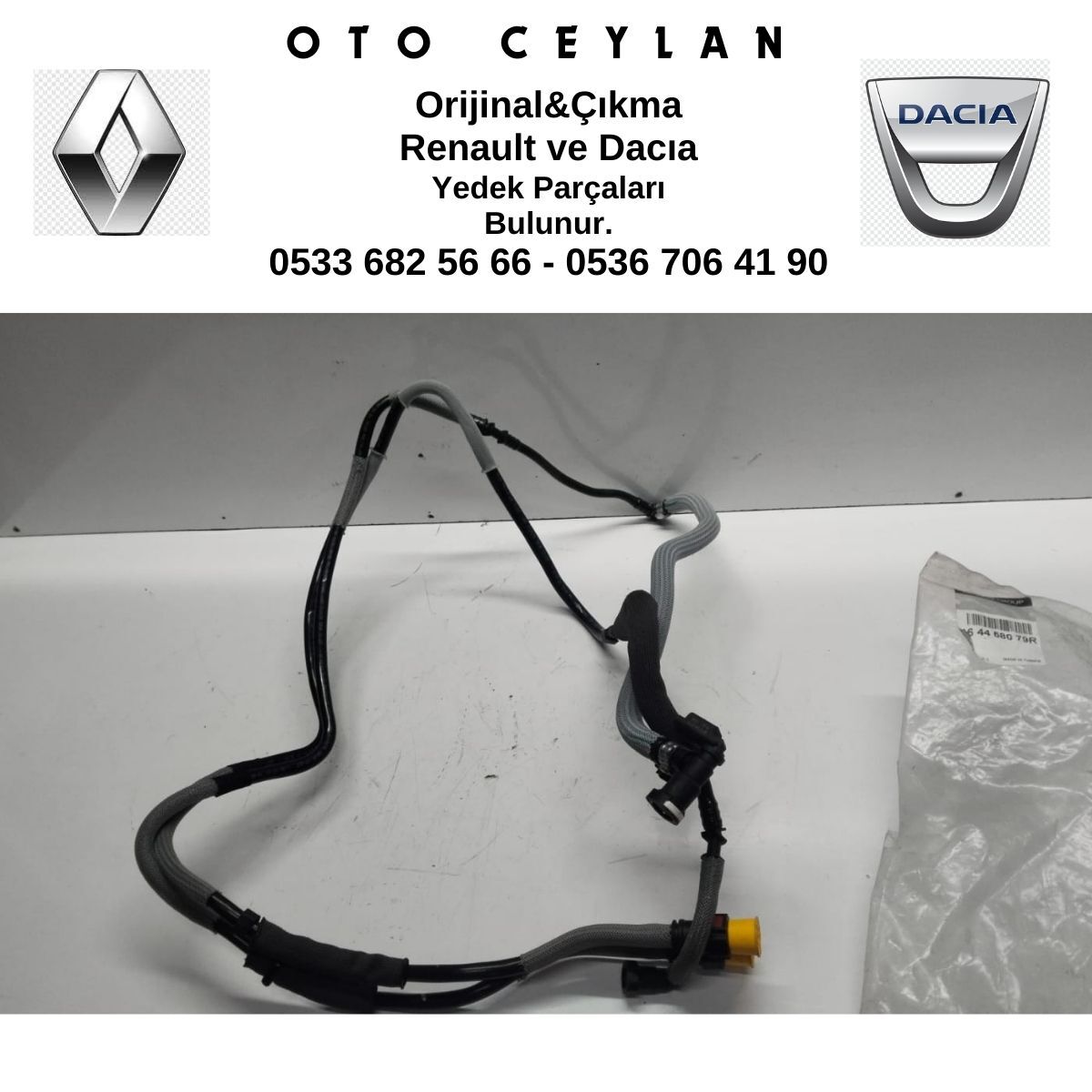 164469612R MEGANE 4 ADBLUE YAKIT HORTUMU SIFIR ORİJİNAL