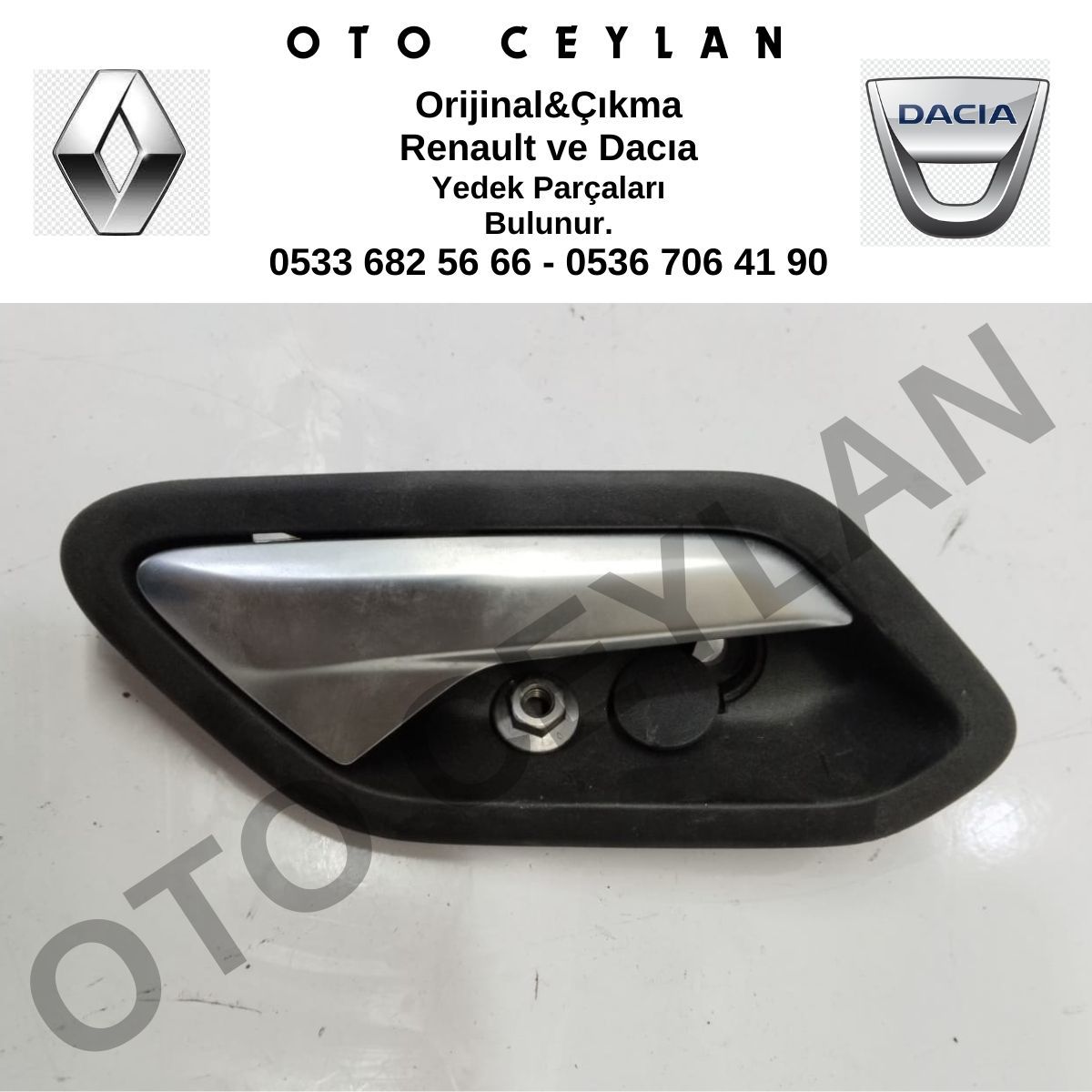 806707096R Taliant Sağ Ön Ve Arka İç Kapı Kolu Orijinal Çıkma