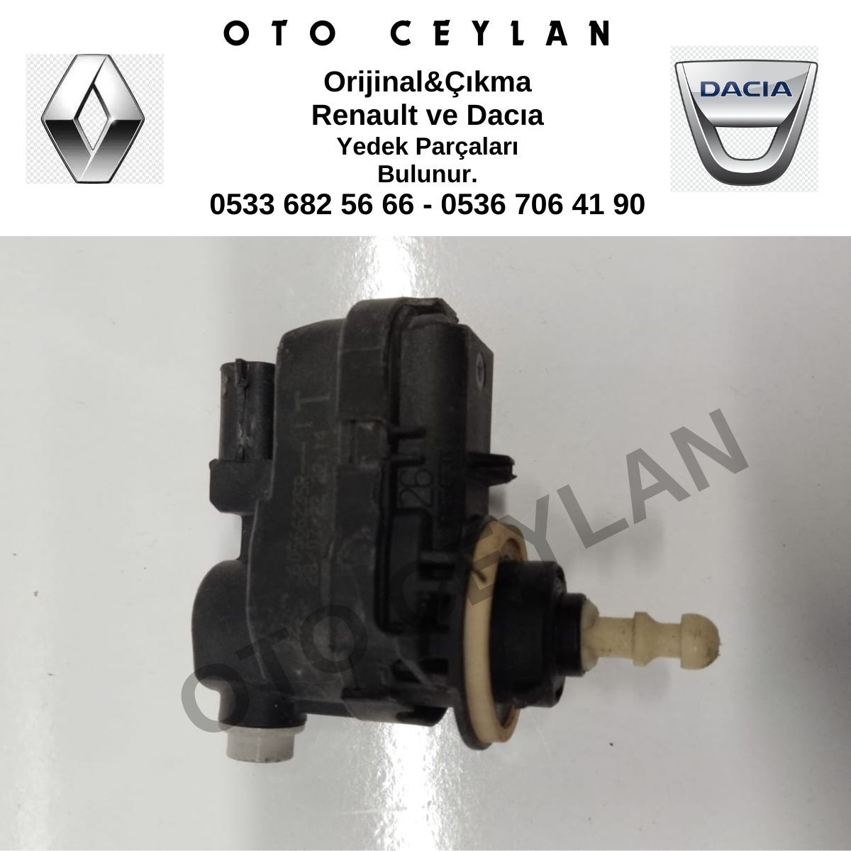 260566235R Megane 2 Jogger Far Ayar Motoru Orijinal Çıkma