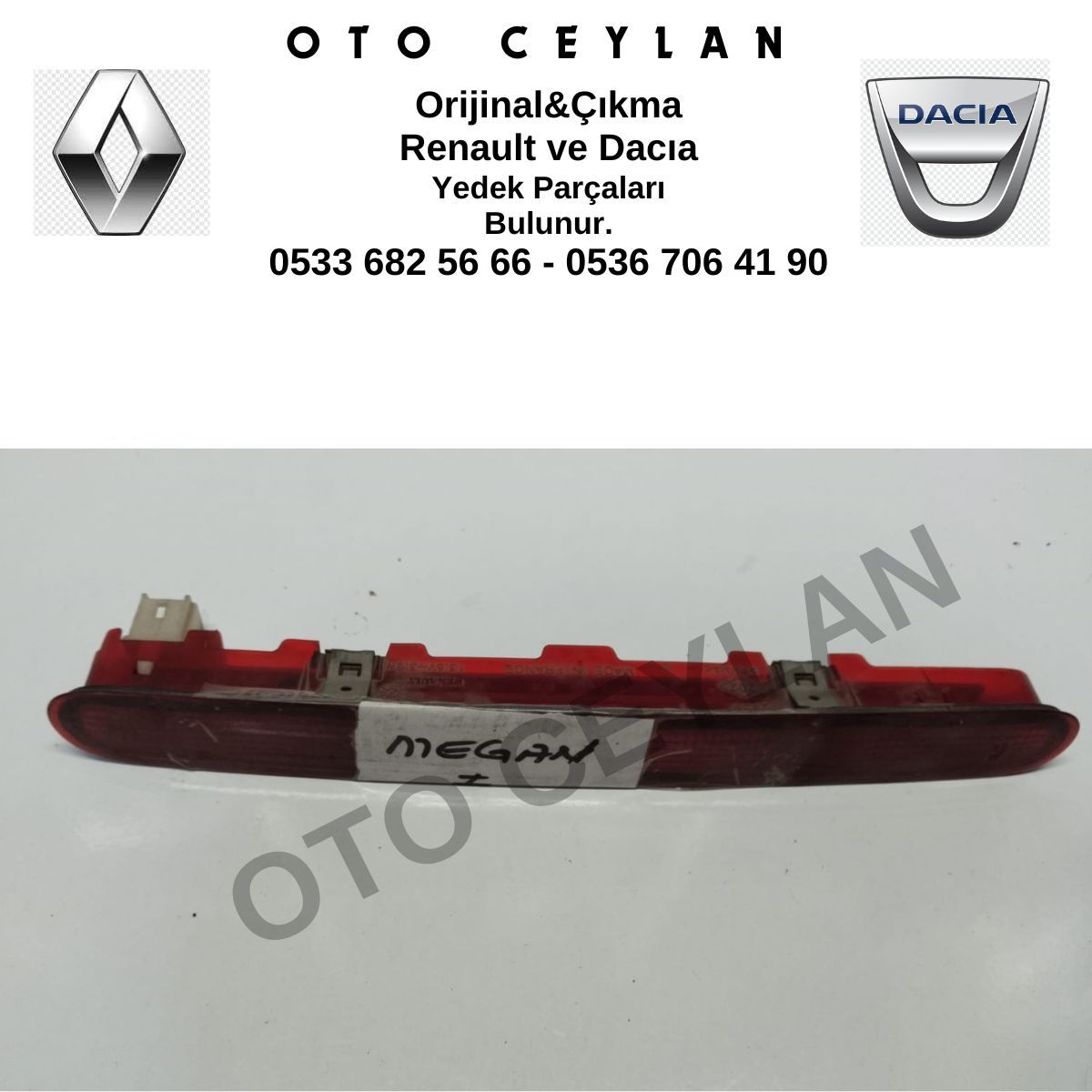 770042900 Megane 1 Üçüncü Stop Lambası