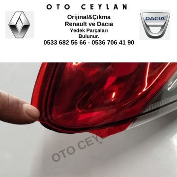 265550008R Megane 3 Arka Stop Lambası Sol Orijinal Çıkma