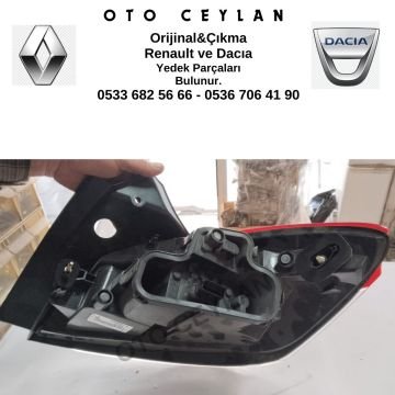 265550008R Megane 3 Arka Stop Lambası Sol Orijinal Çıkma