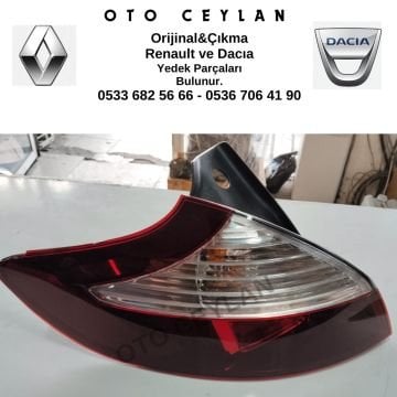 265550548R Megane 3 Sol Dış Stop Lambası Orijinal Çıkma