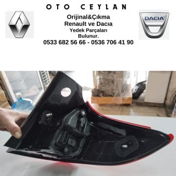 265550548R Megane 3 Sol Dış Stop Lambası Orijinal Çıkma