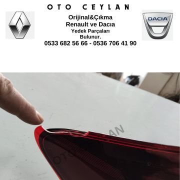 265550548R Megane 3 Sol Dış Stop Lambası Orijinal Çıkma