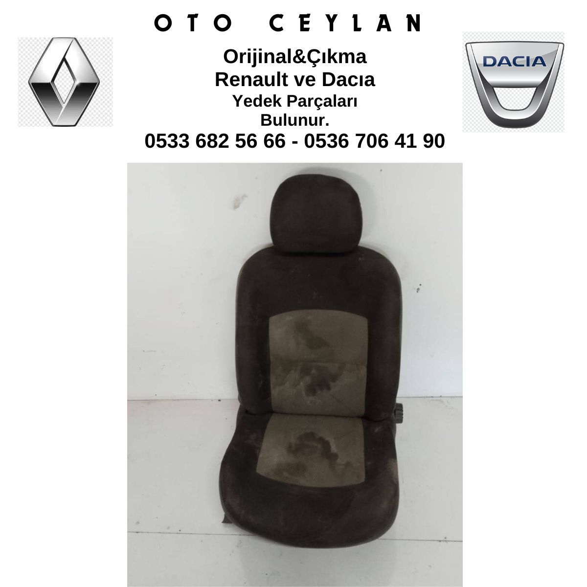 Clıo Thalıa Sağ Ön Koltuk Çıkma Orijinal