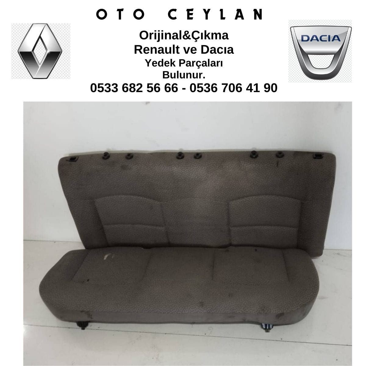 Clıo Arka Koltuk Takım Çıkma Orijinal