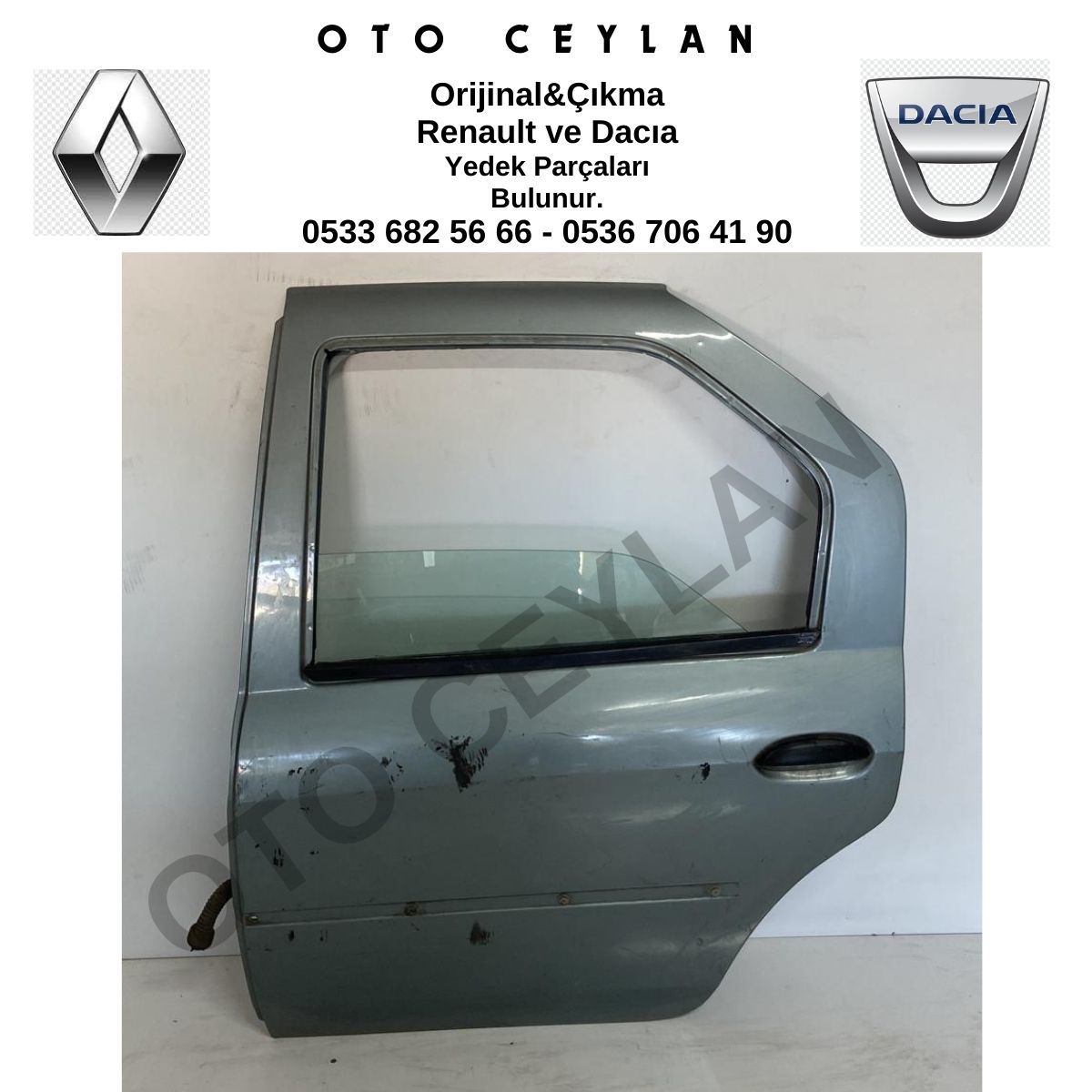 Dacia Logan Sol Arka Kapı